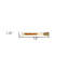 Yellow And Brown Jade Abacus Disc Decorative Calligraphy Brush
