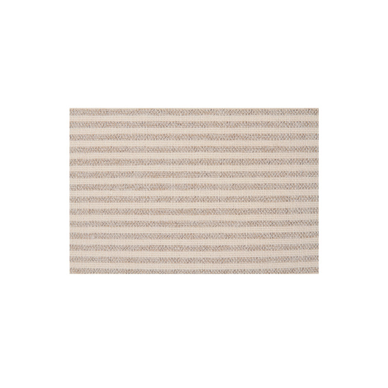 Betty Square Throw Pillow, Beige/Cream Striped