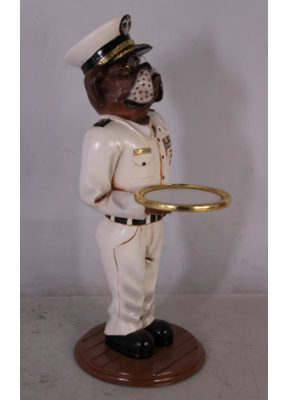 Joyana Admiral Bulldog Butler Statue