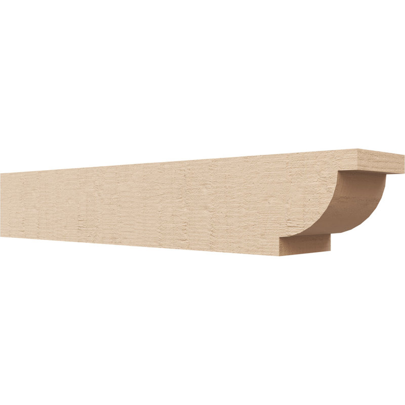 Queue de chevron Alpine Woodgrain TimberThane, brun clair apprêté, H 7 po x l 27 po x P 7 po