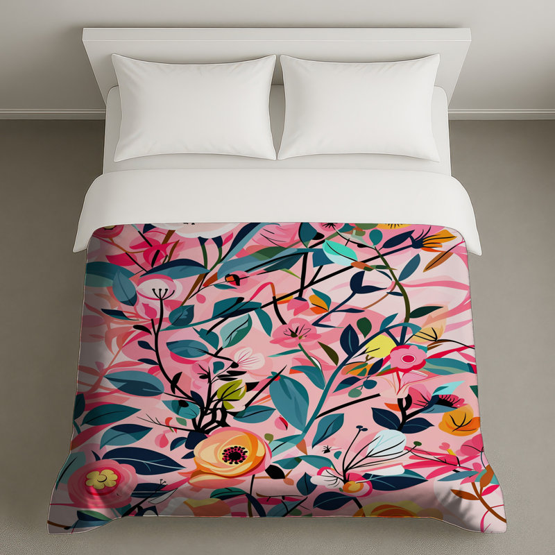 Housse de couette Floral Bedding, Lit simple
