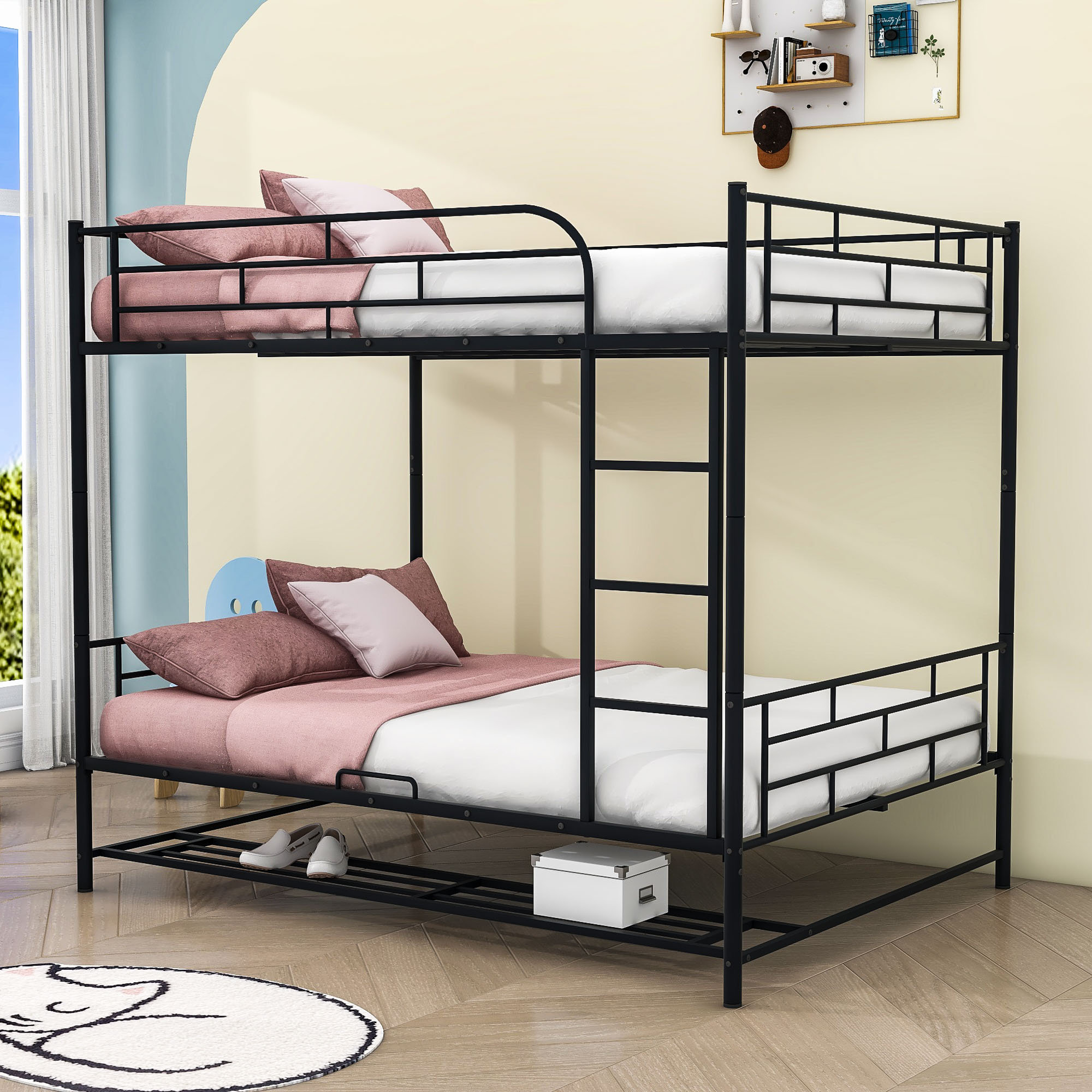 Isabelle & Max™ Aldredge Iron Standard Bunk Bed with Ladder by Isabelle ...