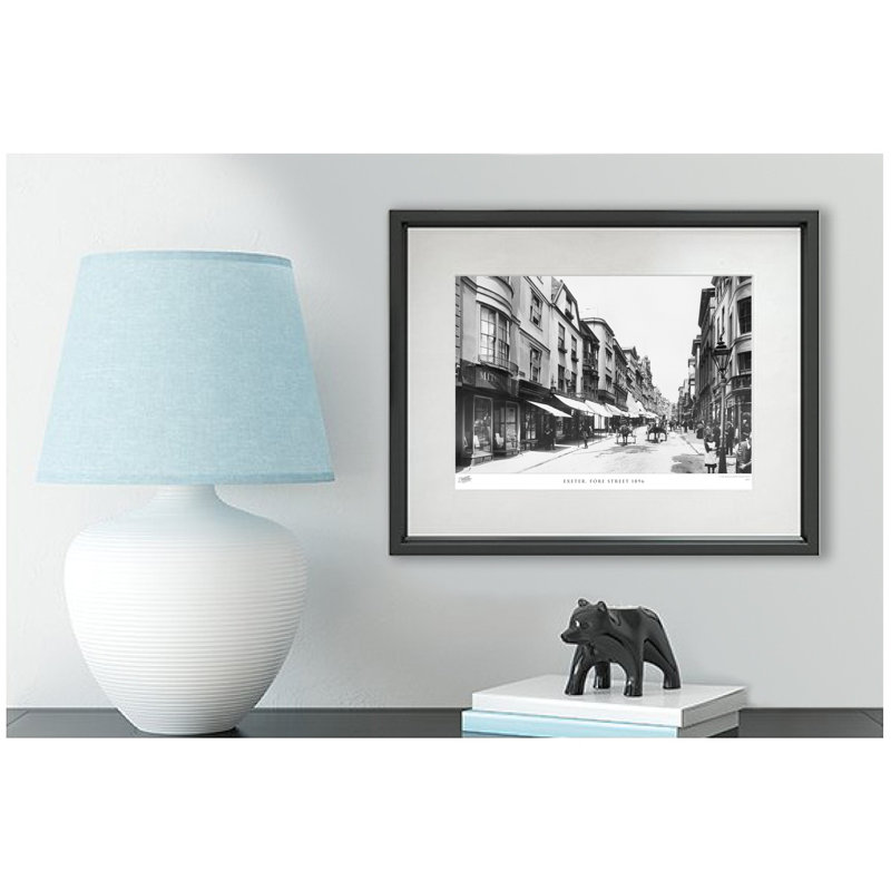 Exeter, Fore Street 1896 - Single Picture Frame Print, 40cm H x 50cm W x 2.3cm D