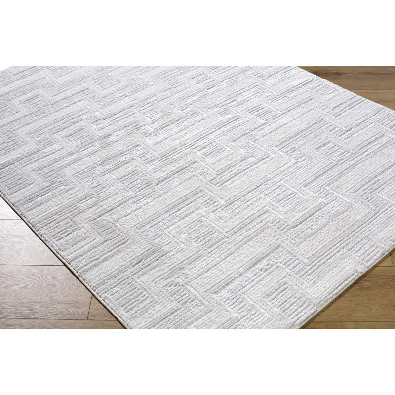 Maiza Modern Machine Woven Area Rug WOY2301, Rectangle 7'10" x 10'