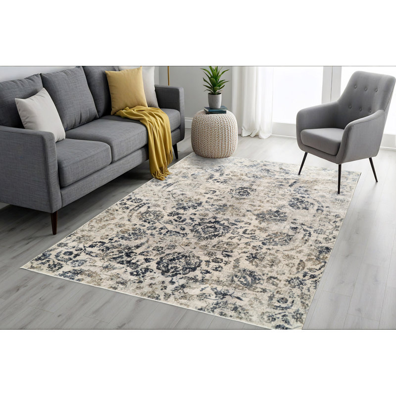 Felda Abstract Indoor Rug, Rectangle 9'2" x 12'10"