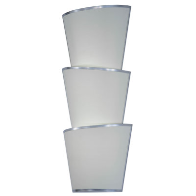 Nickel LED Flush Mounted Sconce