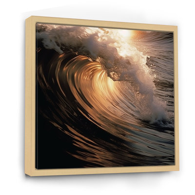 «Beach Wave Scenery», photo sur toile