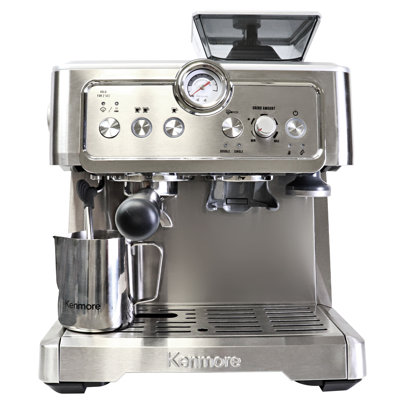 Machine à espresso semi-automatique avec mousseur Kenmore