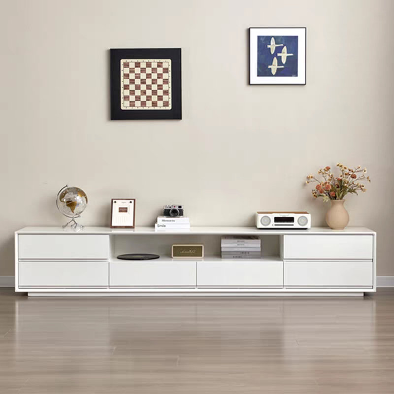 Meuble télé minimaliste blanc