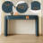 Elegant Oval Console Table With Fluted Details & Storage Drawers For Entryway-1720262618