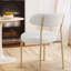 Modern Sherpa Boucle Upholstered Dining Chair-715033418-715033417-730174148