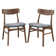 Chaise d'appoint Jadelin en brun