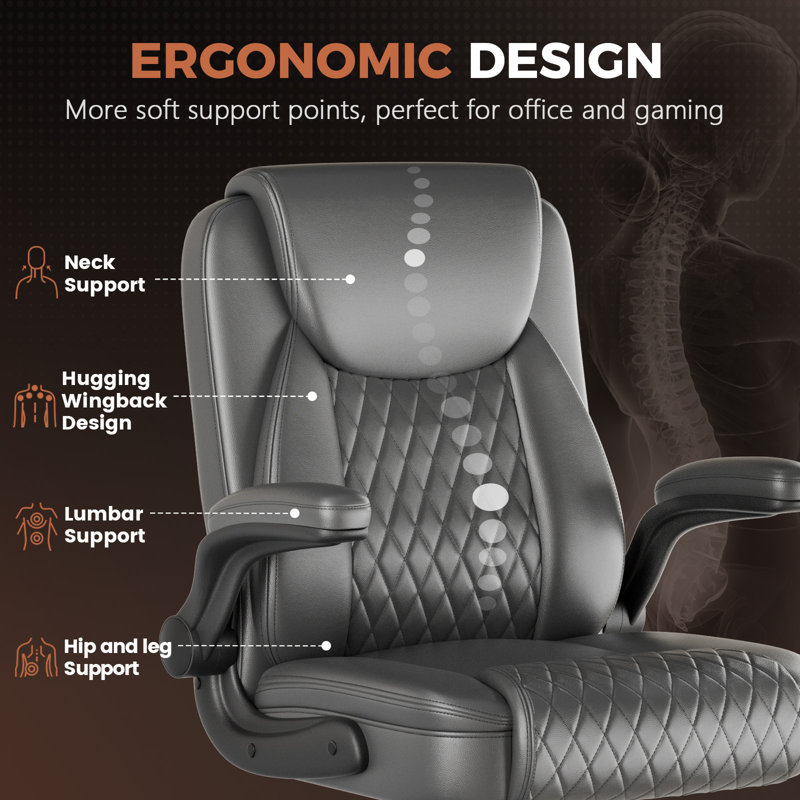 LUCKRACER Office Chair, Grey