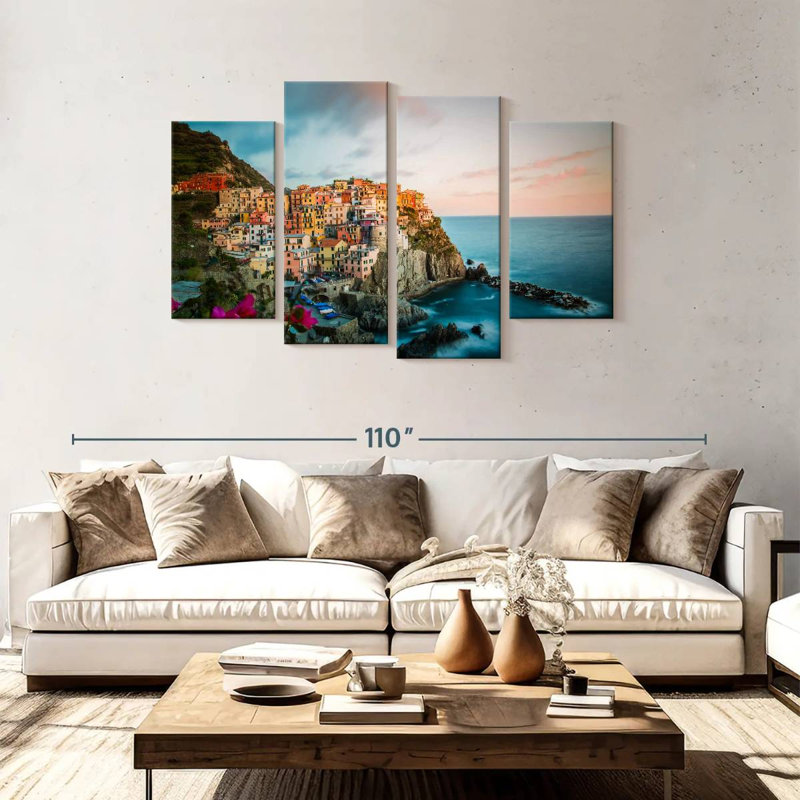 Gillard Monterosso Al Mare, H 48 po x l 75 po
