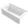 Entity 60" X 30" Alcove Bath with Integral Apron and Integral Flange