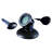 Super Bright Matte Black Plug-in Integrated LED Well Light Pack