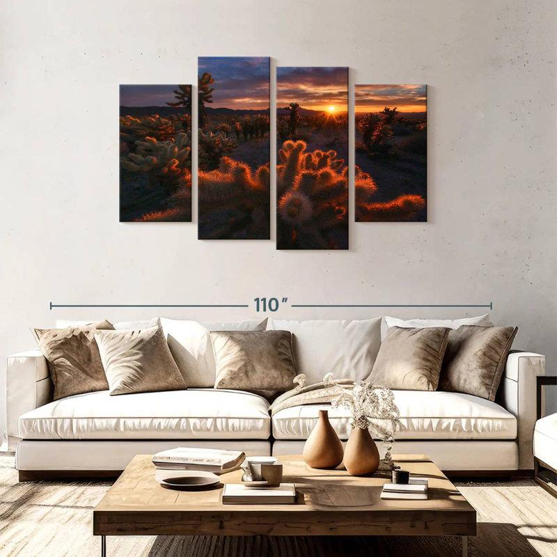Alvord Mojave Desert Sunrise, H 48 po x l 75 po