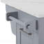 Îlot de cuisine 50,7 po avec rangement, poubelle inclinable et organisateur d'armoire escamotable, îlot de cuisine sur roulettes à 5 roulettes avec abattant, 2 tiroirs, 1 porte-133412854