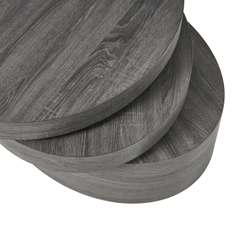 Table basse Jaydon, Chêne de Sonoma noir