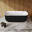 Baignoire de trempage en acrylique autoportante L 63 po x l 30 po