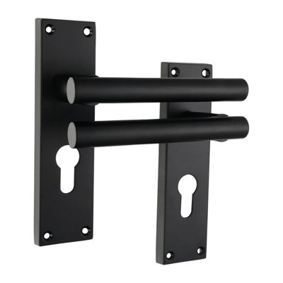 Jura Lever on Backplate Euro Matt Black