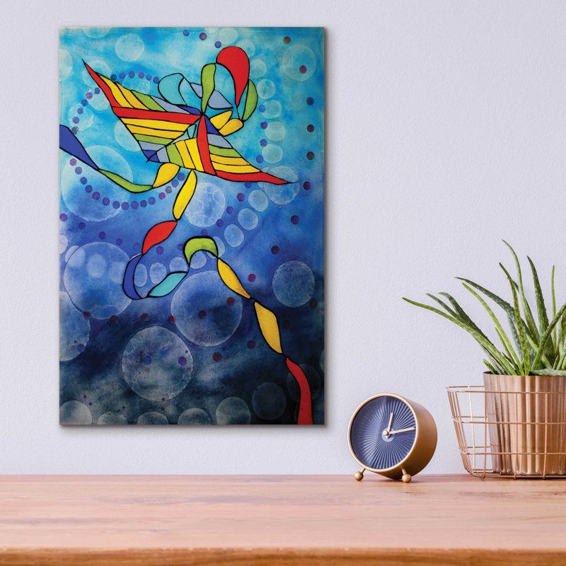 "Kite transmise" par Rita Shimelfarb, H 16 po x l 12 po x P 0,13 po