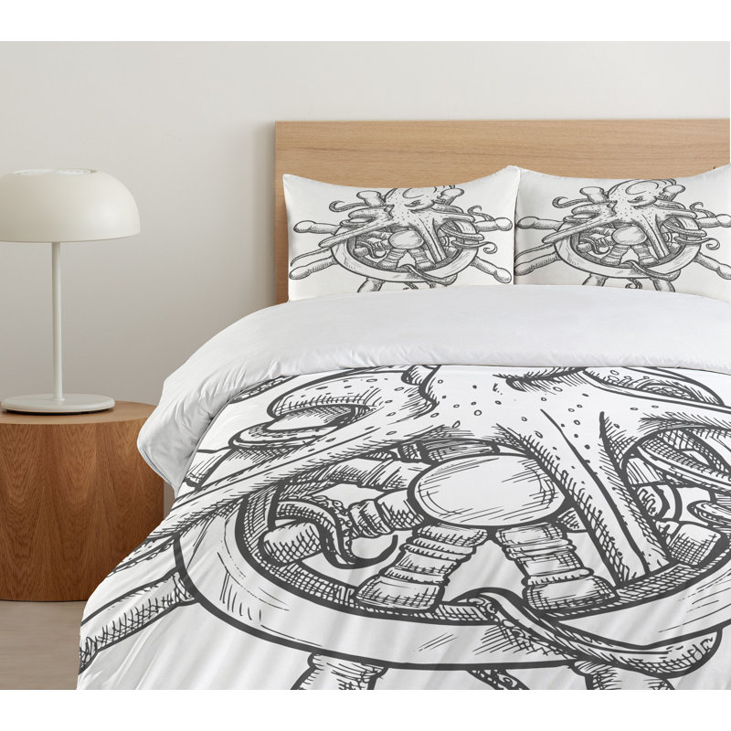Coastal Polyester Duvet Cover