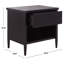 Shelbie 1 Drawer Reeded Nightstand-230628785