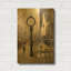 Tableau mural en métal doré « City Time » de JD, 40,6 cm x 61 cm-134702867