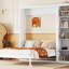 Lit escamotable double pleine grandeur avec tablettes (lit)-336779510