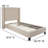 Riverdale Tufted Platform Bed with 10 Inch Pocket Spring Mattress-52247933-52247930