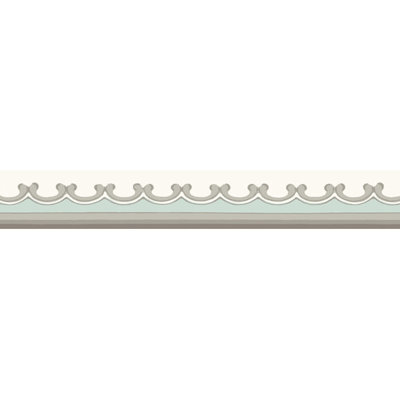 Broderie Wallpaper Border
