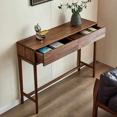 Chinese-style modern simple brown console table
