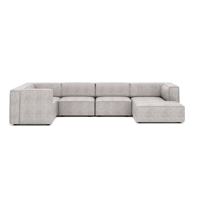 Shonnard Corduroy Modular Large Corner Sectional W/ Chaise - 5 Piece