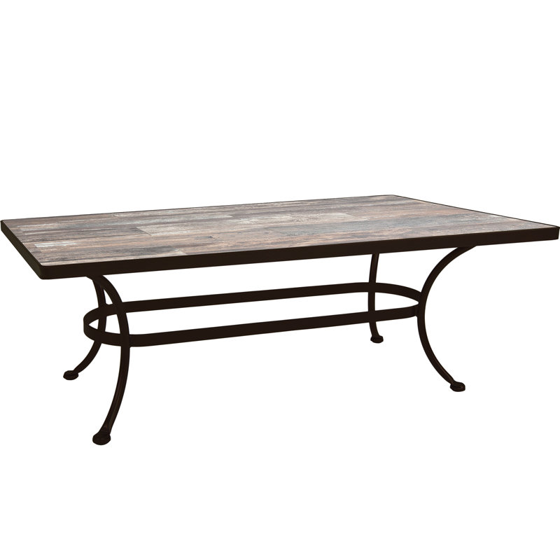 Outdoor Rectangle Coffee Table, Venice Beach, Graphite