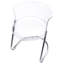 43 cm H Cantilever Chair in Clear