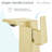 Carre Single Hole, Single-Handle, Bathroom Faucet-51342166