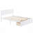 Platform Bed with Under-bed Drawers