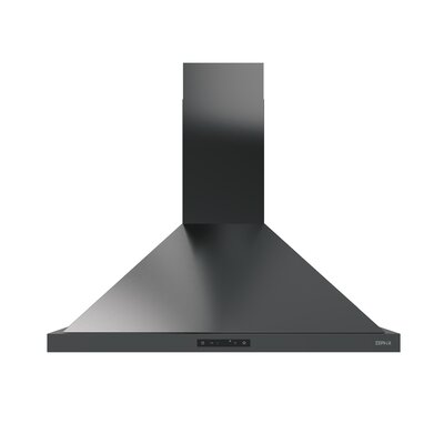 Zephyr Ombra 36"" 600 CFM Wall Mount Range Hood -  ZOM-E36BBS