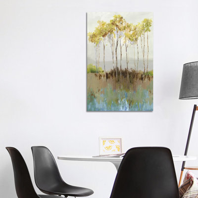 Peaceful Woodland 1 Piece Wrapped Canvas Painting
