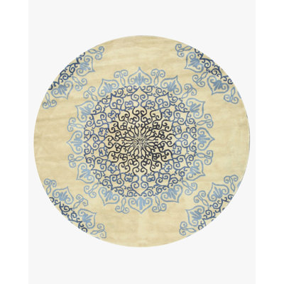 Tapis en laine touffeté à la main ivoire de style moderne Naiin par, élégant et contemporain pour rehausser l'esthétique de votre décor de salon, de chambre à coucher, de bureau ou de maison