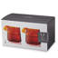 Aurora Amber Cocktail Tumblers