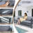 3-Seater Patio Sofa,All-Weather Iron Frame with Cushions