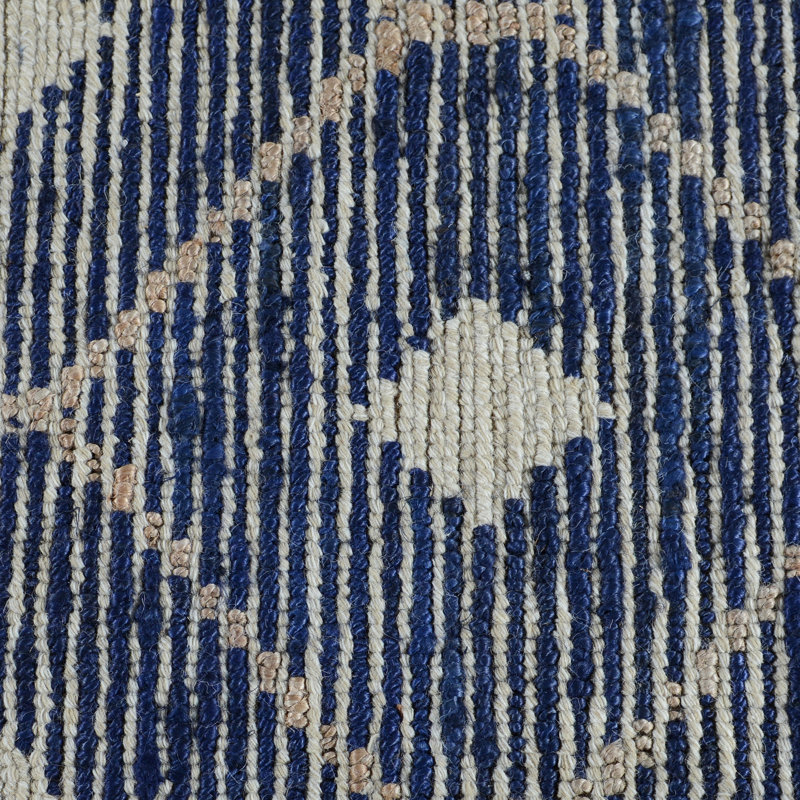Reign Geometric Area Rug in Indigo, Rectangle 9' x 12'