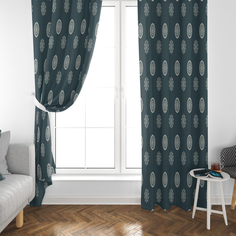 Paire de rideaux obscurcissant en polyester Schiraga, L 20 po x L 52 po