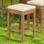Ensemble de table de bar pour 4 personnes avec coussins