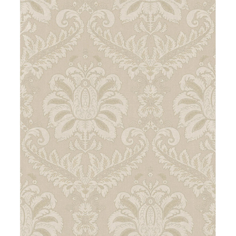 Tarn Traditional Damask Wallpaper, Beige