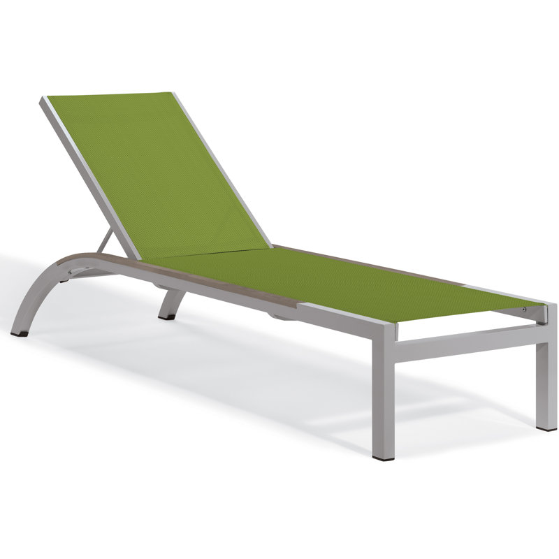 Argento Outdoor Chaise Lounge, Go Green