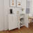 Modern White Sideboard Cabinet With Gold Handles