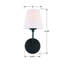 Libby 1 - Light Armed Sconce-48525907